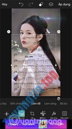 Cách&nbsp;chèn&nbsp;lời&nbsp;bài&nbsp;hát&nbsp;vào&nbsp;ảnh&nbsp;bằng&nbsp;PicsArt