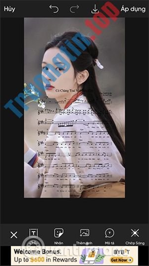 Cách&nbsp;chèn&nbsp;lời&nbsp;bài&nbsp;hát&nbsp;vào&nbsp;ảnh&nbsp;bằng&nbsp;PicsArt