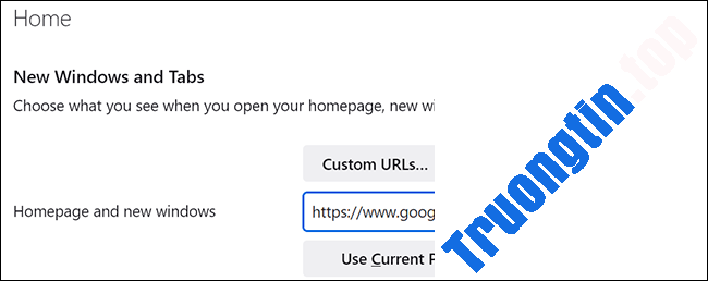 Cách&nbsp;đặt&nbsp;Google&nbsp;làm&nbsp;trang&nbsp;chủ&nbsp;trên&nbsp;Firefox