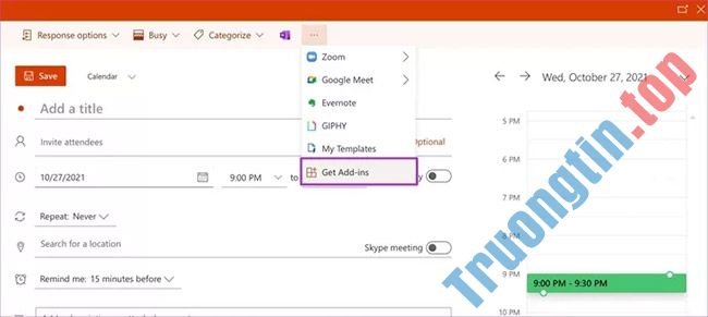 Cách lên lịch Google Meet trên Microsoft Outlook
