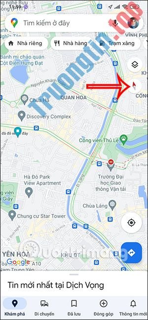 Cách&nbsp;dùng&nbsp;la&nbsp;bàn&nbsp;Google&nbsp;Maps&nbsp;xác&nbsp;định&nbsp;phương&nbsp;hướng