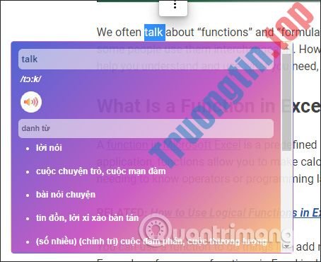 Cách&nbsp;dùng&nbsp;tiện&nbsp;ích&nbsp;từ&nbsp;điển&nbsp;EVTD&nbsp;trên&nbsp;Microsoft&nbsp;Edge