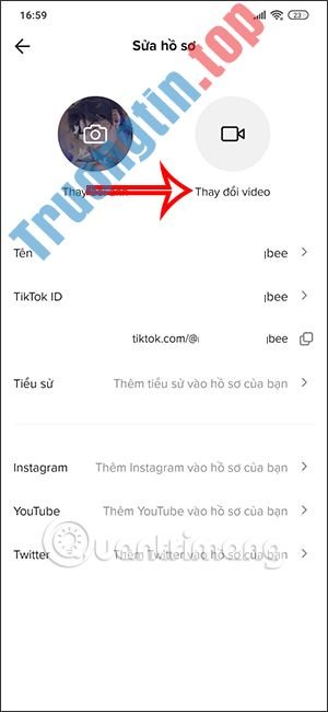 Cách&nbsp;dùng&nbsp;video&nbsp;làm&nbsp;avatar&nbsp;TikTok