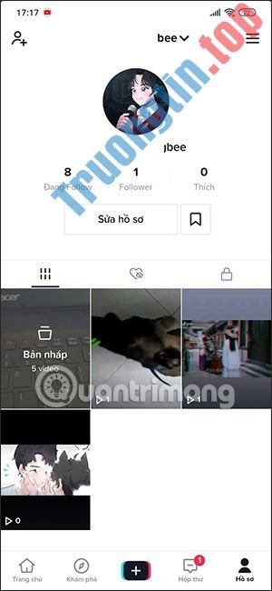 Cách&nbsp;dùng&nbsp;video&nbsp;làm&nbsp;avatar&nbsp;TikTok