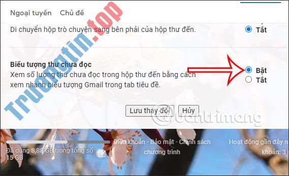 Cách&nbsp;hiện&nbsp;số&nbsp;email&nbsp;Gmail&nbsp;chưa&nbsp;đọc&nbsp;trên&nbsp;tab&nbsp;trình&nbsp;duyệt