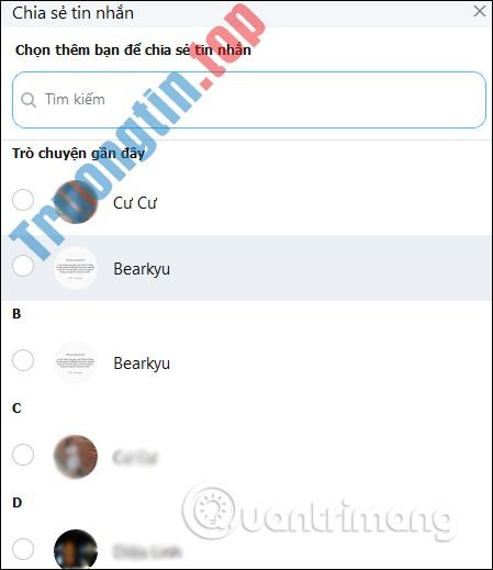 Hướng&nbsp;dẫn&nbsp;chia&nbsp;sẻ&nbsp;tin&nbsp;nhắn&nbsp;trên&nbsp;Zalo