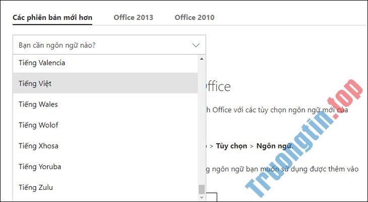 Cách&nbsp;cài&nbsp;đặt&nbsp;Tiếng&nbsp;Việt&nbsp;cho&nbsp;Microsoft&nbsp;Office&nbsp;2010,&nbsp;2016,&nbsp;2019