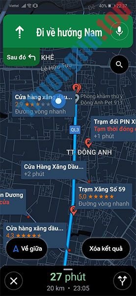 Cách&nbsp;tìm&nbsp;vị&nbsp;trí&nbsp;trạm&nbsp;xăng&nbsp;trên&nbsp;tuyến&nbsp;đường&nbsp;với&nbsp;Google&nbsp;Maps
