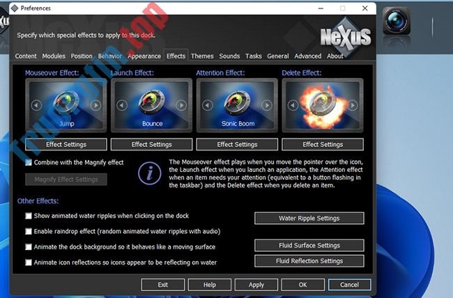Cách&nbsp;thêm&nbsp;thanh&nbsp;Dock&nbsp;kiểu&nbsp;Mac&nbsp;vào&nbsp;Windows&nbsp;10/11&nbsp;bằng&nbsp;Winstep&nbsp;Nexus