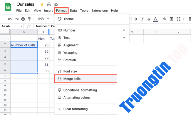 Cách&nbsp;xoay&nbsp;văn&nbsp;bản&nbsp;trong&nbsp;Google&nbsp;Sheets