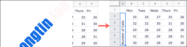 Cách&nbsp;xoay&nbsp;văn&nbsp;bản&nbsp;trong&nbsp;Google&nbsp;Sheets
