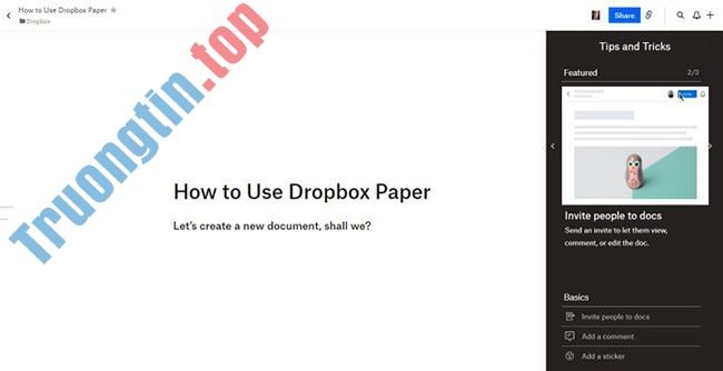 Dropbox&nbsp;Paper&nbsp;là&nbsp;gì?&nbsp;Cách&nbsp;sử&nbsp;dụng&nbsp;Dropbox&nbsp;Paper