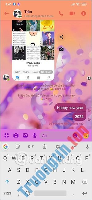 Cách&nbsp;cài&nbsp;theme&nbsp;Giáng&nbsp;sinh,&nbsp;năm&nbsp;mới&nbsp;cho&nbsp;Messenger