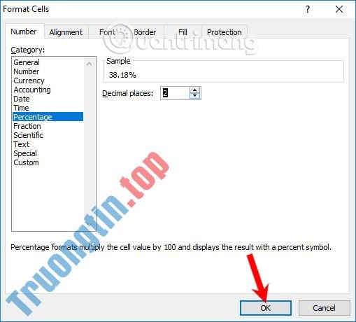 Cách&nbsp;tính&nbsp;phần&nbsp;trăm&nbsp;trong&nbsp;Excel