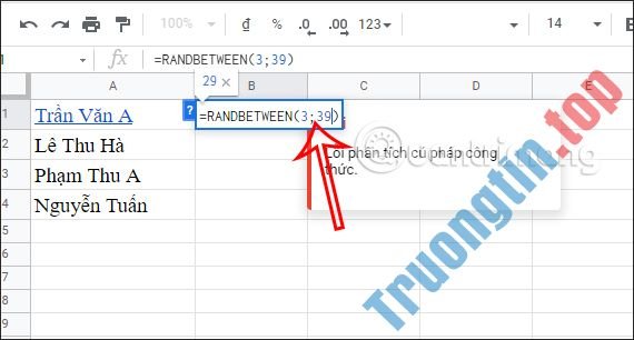Cách&nbsp;tạo&nbsp;số&nbsp;ngẫu&nbsp;nhiên&nbsp;trong&nbsp;Google&nbsp;Sheets
