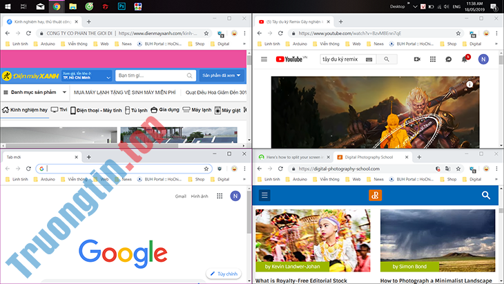 Cách chia đôi màn hình máy tính Windows 10 đơn giản, nhanh chóng