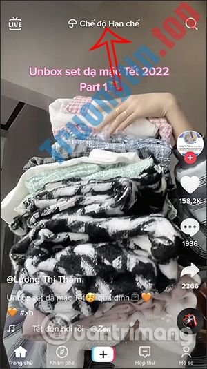 Cách&nbsp;bật&nbsp;chế&nbsp;độ&nbsp;hạn&nbsp;chế&nbsp;video&nbsp;TikTok