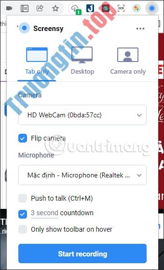 Cách&nbsp;dùng&nbsp;tiện&nbsp;ích&nbsp;Screensy&nbsp;quay&nbsp;video&nbsp;màn&nbsp;hình&nbsp;Chrome