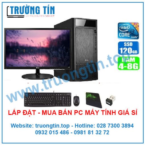 Bán Máy Tính Văn Phòng Cũ Giá Rẻ CPU I3 4130 / RAM 4G / HDD 250G /MÀN 19INCH