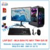 Bán Máy Tính Đồ Họa Giá Rẻ H110||7500||16G||SSD||GTX1050||24inch