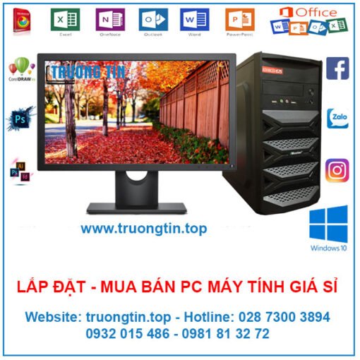 Bán Máy Tính Văn Phòng Giá Rẻ H61||3220||8GB||SSD||19inch