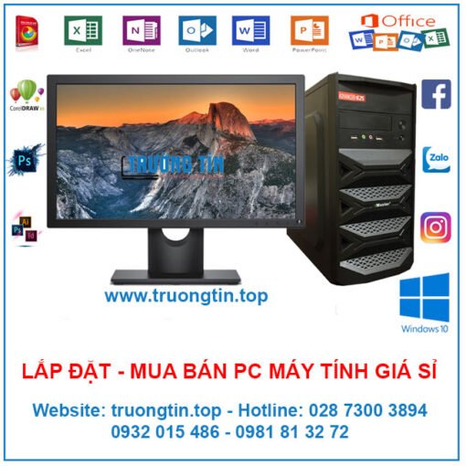 Bán Máy Tính Văn Phòng Giá Rẻ H61||3470||4GB||SSD||19inch