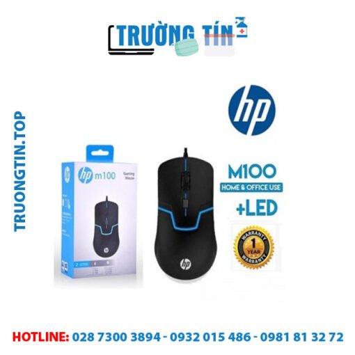 Bán Chuột Máy Tính Mouse HP M100 Gaming Black LED Công ty Giá Rẻ