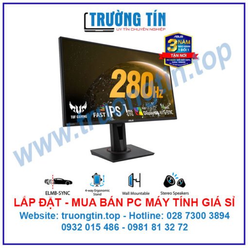 Bán LCD Màn Hình Máy Tính Mới ASUS VG279QM 27 inch IPS 280Hz 1ms G-SYNC compatible, Loa Giá Rẻ