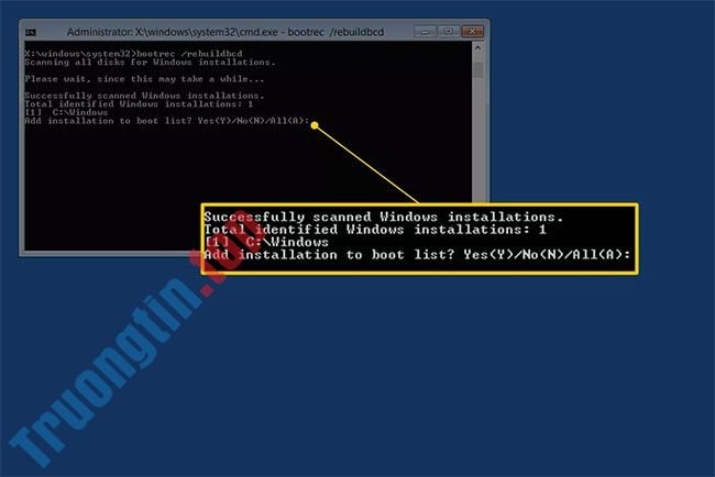 Cách&nbsp;build&nbsp;lại&nbsp;BCD&nbsp;trong&nbsp;Windows