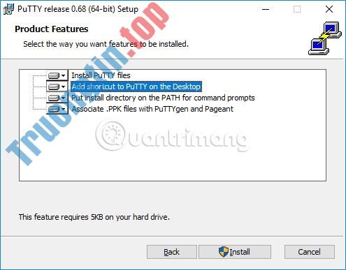 Cách&nbsp;cài&nbsp;đặt&nbsp;PuTTY&nbsp;trên&nbsp;Windows