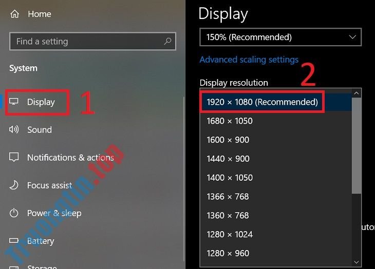 Cách&nbsp;điều&nbsp;chỉnh&nbsp;độ&nbsp;phân&nbsp;giải&nbsp;màn&nbsp;hình&nbsp;Windows&nbsp;10&nbsp;đơn&nbsp;giản,&nbsp;nhanh&nbsp;chóng