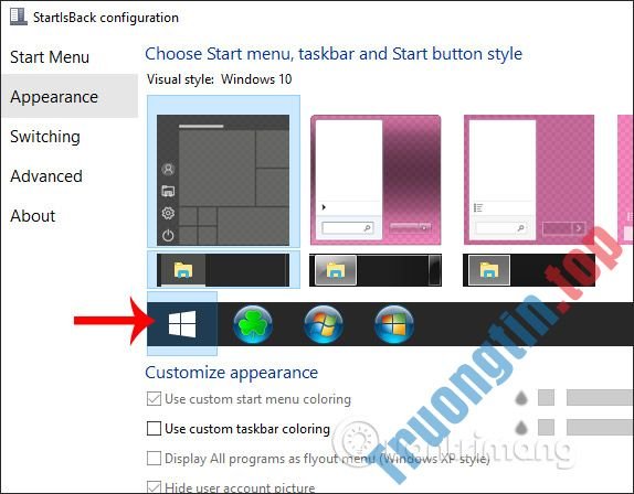 Cách&nbsp;đổi&nbsp;nút&nbsp;Start&nbsp;trên&nbsp;Windows&nbsp;10