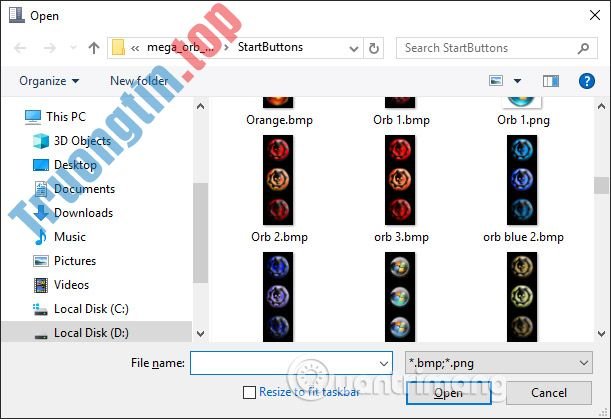 Cách&nbsp;đổi&nbsp;nút&nbsp;Start&nbsp;trên&nbsp;Windows&nbsp;10