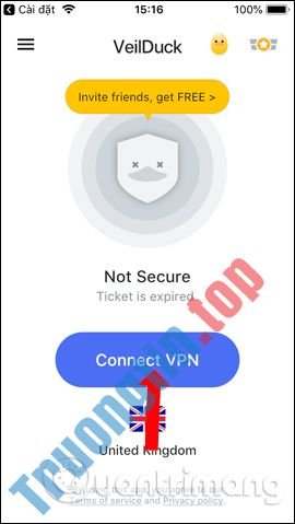 Cách&nbsp;dùng&nbsp;tiện&nbsp;ích&nbsp;VPN&nbsp;VeilDuck