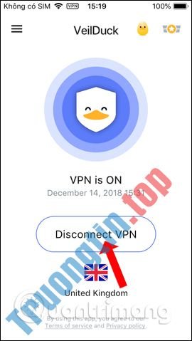 Cách&nbsp;dùng&nbsp;tiện&nbsp;ích&nbsp;VPN&nbsp;VeilDuck