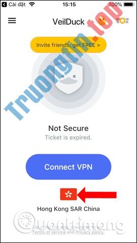 Cách&nbsp;dùng&nbsp;tiện&nbsp;ích&nbsp;VPN&nbsp;VeilDuck