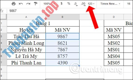 Cách&nbsp;nhập&nbsp;số&nbsp;0&nbsp;trong&nbsp;Google&nbsp;Sheets