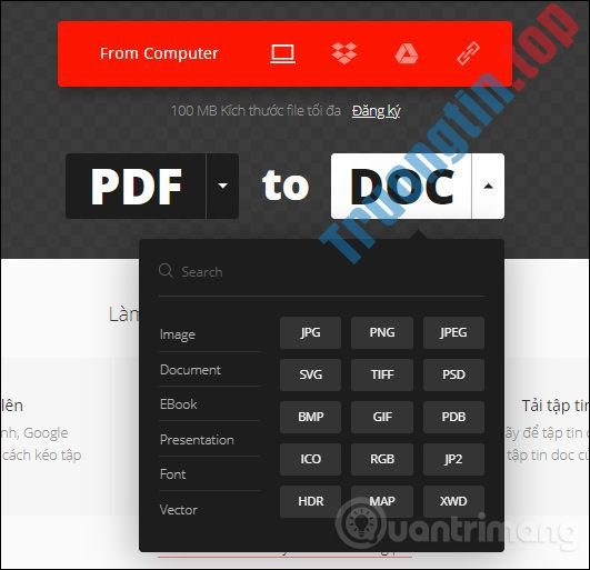 Cách&nbsp;sử&nbsp;dụng&nbsp;Convertio&nbsp;toàn&nbsp;tập
