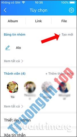 Cách&nbsp;tạo&nbsp;ghi&nbsp;chú&nbsp;trên&nbsp;nhóm&nbsp;Zalo