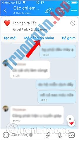 Cách&nbsp;tạo&nbsp;ghi&nbsp;chú&nbsp;trên&nbsp;nhóm&nbsp;Zalo