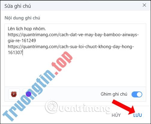 Cách&nbsp;tạo&nbsp;ghi&nbsp;chú&nbsp;trên&nbsp;nhóm&nbsp;Zalo