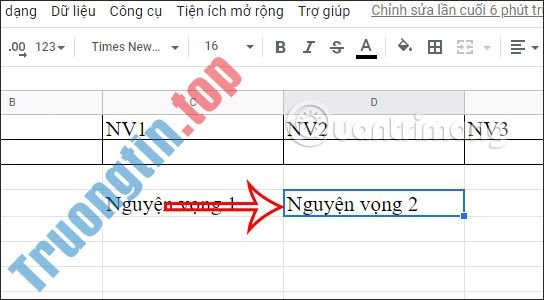 Cách&nbsp;thay&nbsp;thế&nbsp;từ&nbsp;trong&nbsp;Google&nbsp;Sheets