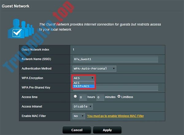 Cách&nbsp;thiết&nbsp;lập&nbsp;mạng&nbsp;khách&nbsp;cho&nbsp;Router