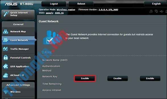 Cách&nbsp;thiết&nbsp;lập&nbsp;mạng&nbsp;khách&nbsp;cho&nbsp;Router