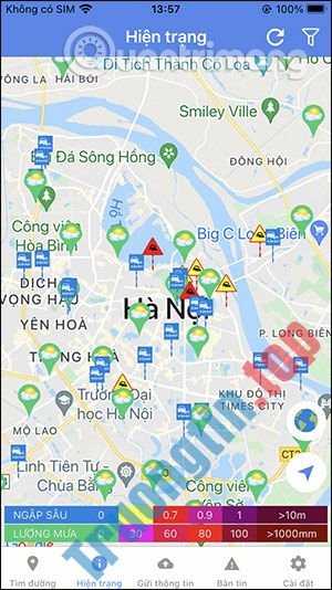 Cách&nbsp;tra&nbsp;cứu&nbsp;điểm&nbsp;ngập&nbsp;lụt&nbsp;tại&nbsp;Hà&nbsp;Nội&nbsp;bằng&nbsp;HSDC&nbsp;Maps