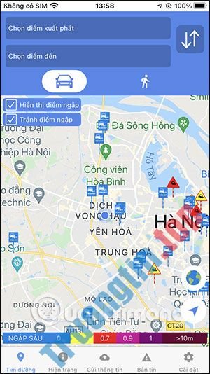 Cách&nbsp;tra&nbsp;cứu&nbsp;điểm&nbsp;ngập&nbsp;lụt&nbsp;tại&nbsp;Hà&nbsp;Nội&nbsp;bằng&nbsp;HSDC&nbsp;Maps