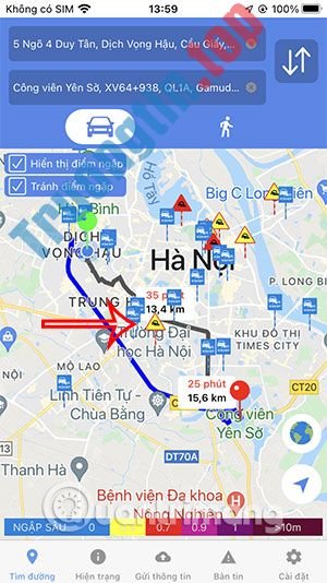 Cách&nbsp;tra&nbsp;cứu&nbsp;điểm&nbsp;ngập&nbsp;lụt&nbsp;tại&nbsp;Hà&nbsp;Nội&nbsp;bằng&nbsp;HSDC&nbsp;Maps