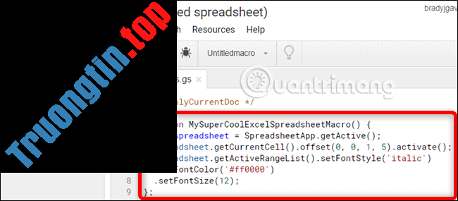 Cách&nbsp;tự&nbsp;động&nbsp;hóa&nbsp;Google&nbsp;Sheets&nbsp;với&nbsp;macro