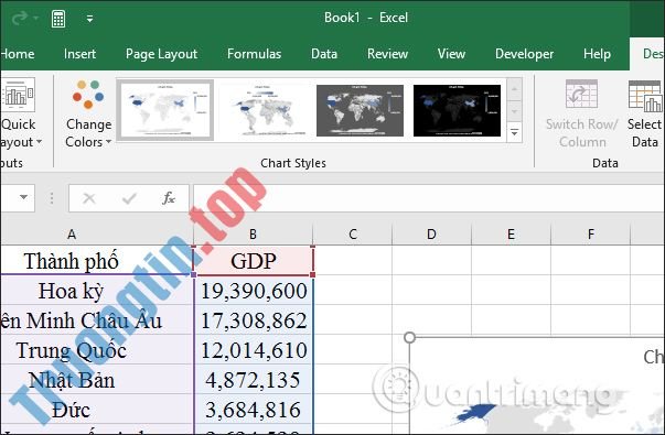 Cách&nbsp;vẽ&nbsp;biểu&nbsp;đồ&nbsp;bản&nbsp;đồ&nbsp;trên&nbsp;Excel