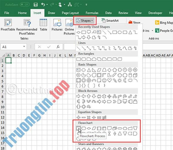 Cách&nbsp;vẽ&nbsp;lưu&nbsp;đồ&nbsp;trong&nbsp;Excel